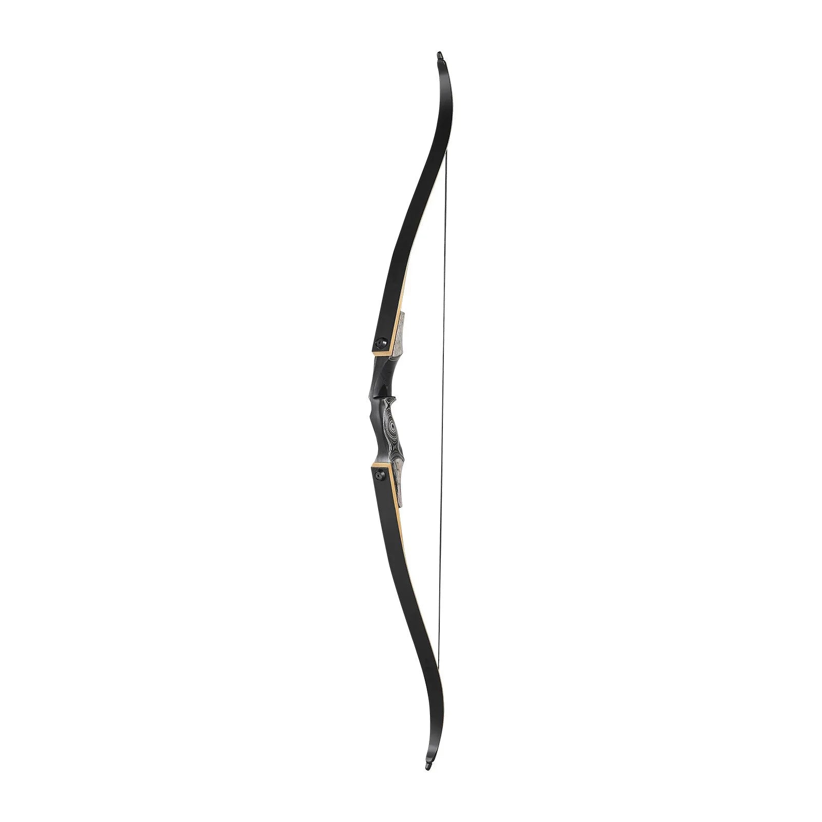 VEVOR 60in Takedown Recurve Bow Wooden Bow Arrows Kit Hunting Practice 30 lbs