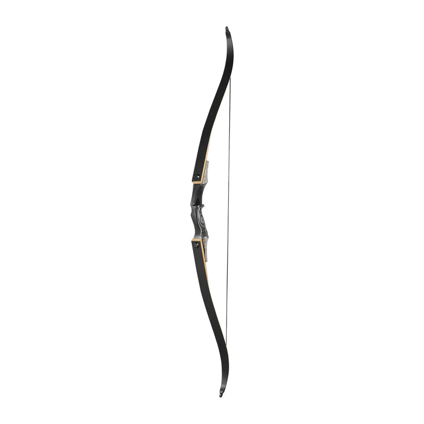 VEVOR 60in Takedown Recurve Bow Wooden Bow Arrows Kit Hunting Practice 30 lbs