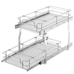 VEVOR 2-Tier Wire Pull Out Cabinet Under Sink Organizer 12