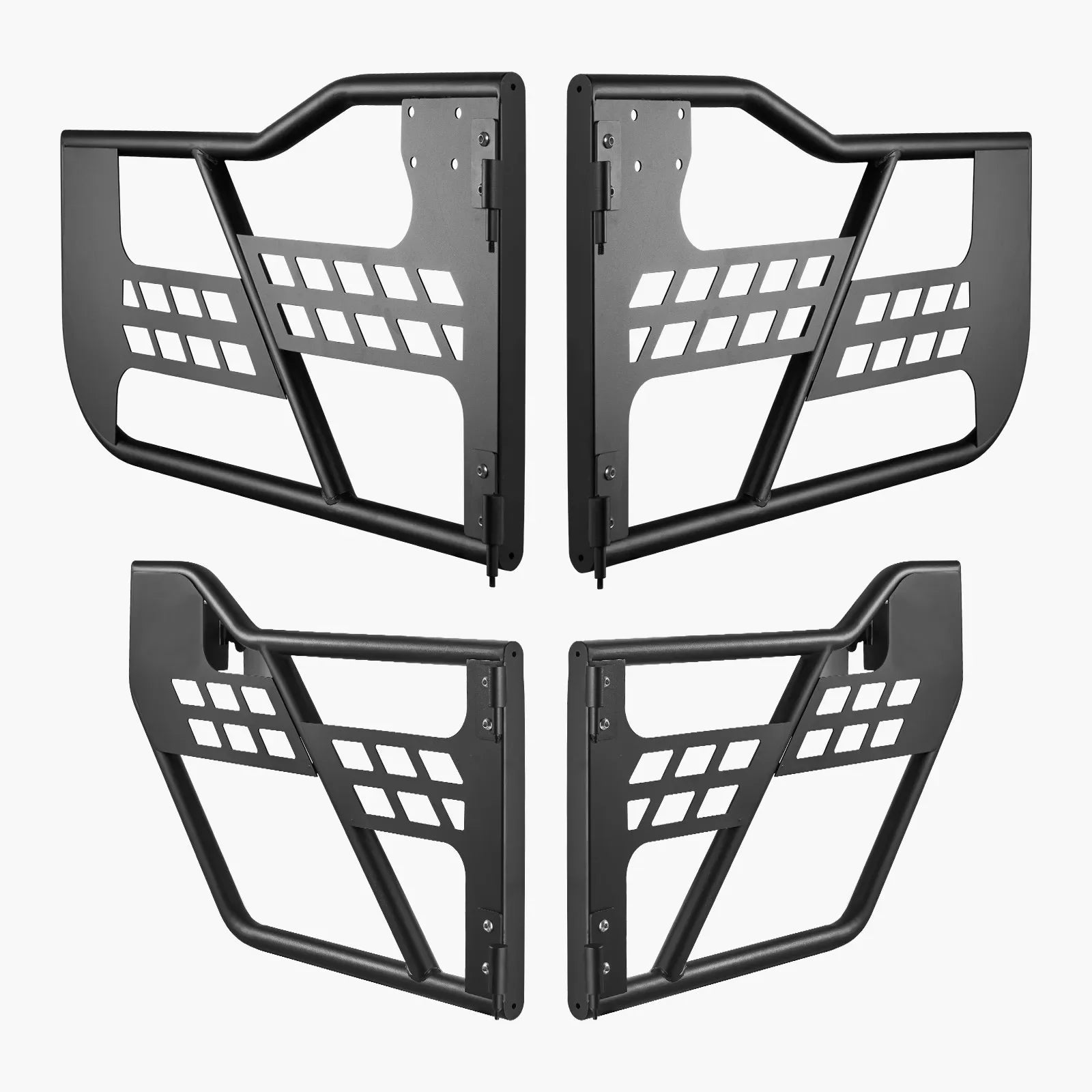 VEVOR 4-Door Jeep Tube Doors Jeep Tubular Door for 2018-2024 Jeep Wrangler JL