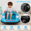 12V Electric Kids Ride on Bumper Car Battery Powered Bumping Car with Remote Control-Blue