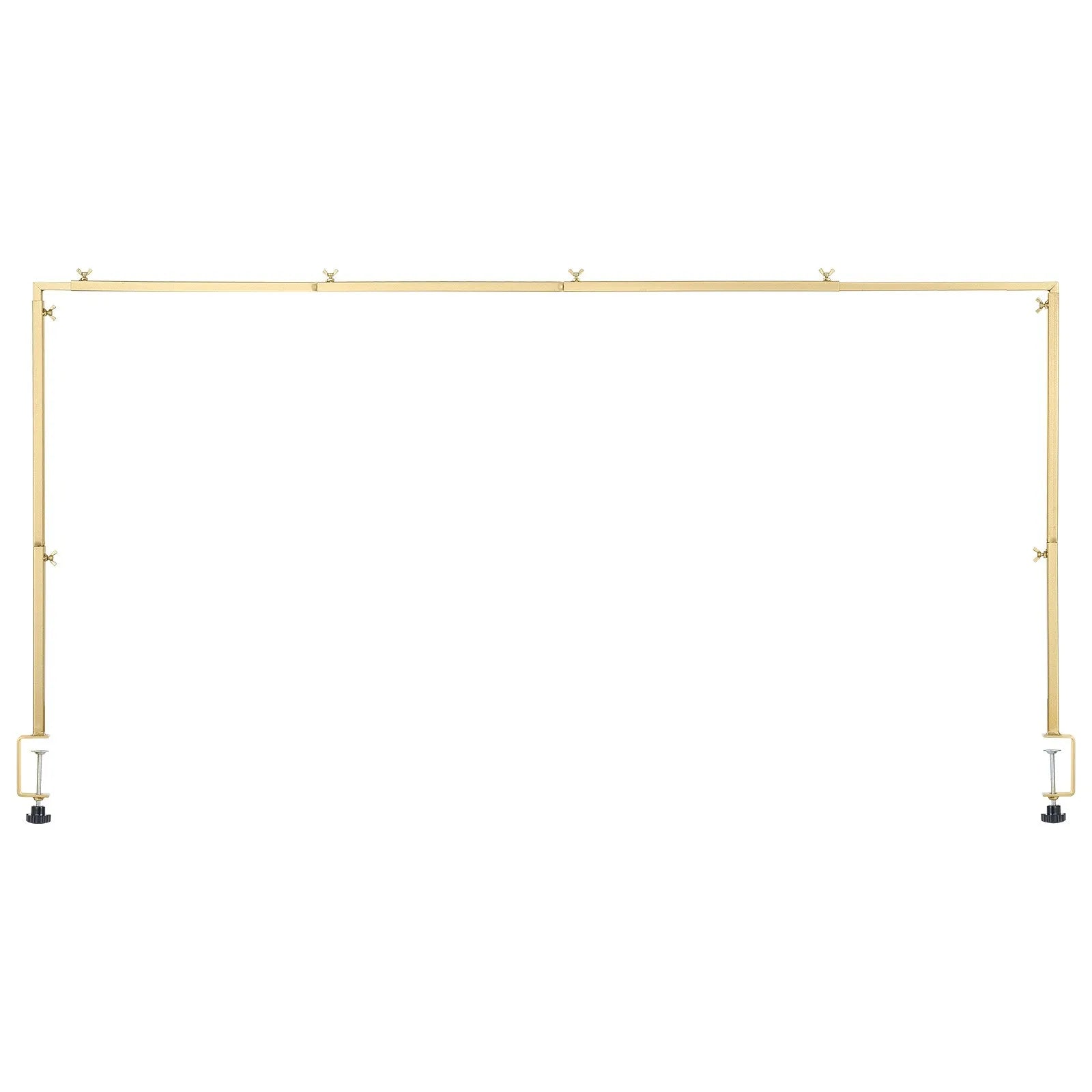 VEVOR Over The Table Rod Stand with Clamp Party Arch Frame 28-98 in L Adjustable