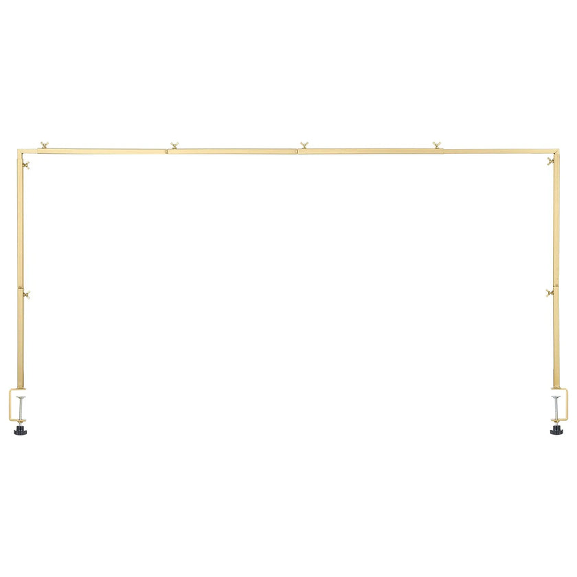 VEVOR Over The Table Rod Stand with Clamp Party Arch Frame 28-98 in L Adjustable