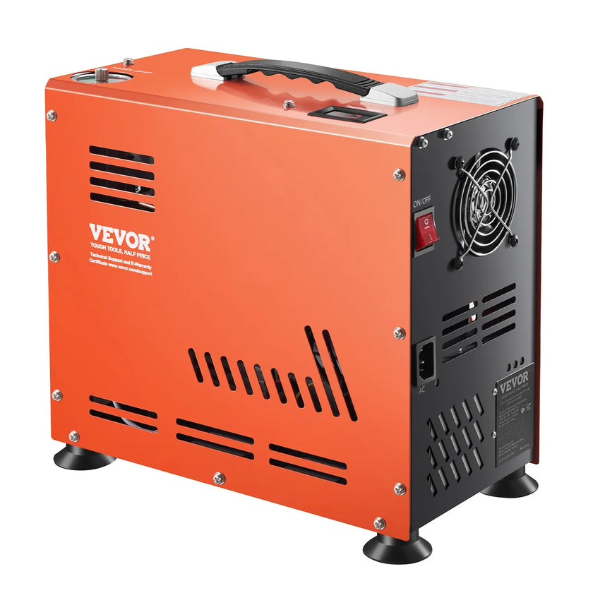VEVOR PCP Air Compressor 800W Dual-Cylinder PCP Airgun Compressor 4500PSI/30Mpa