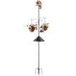 VEVOR 92 Inch Bird Feeding Station 4 Hook Wild Bird Feeder Stand Pole