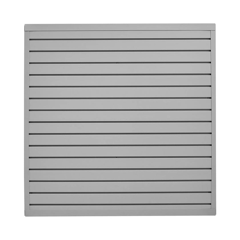 VEVOR 4 x 4 ft Slat Wall Paneling PVC Grey Garage Slatwall with Modular Design