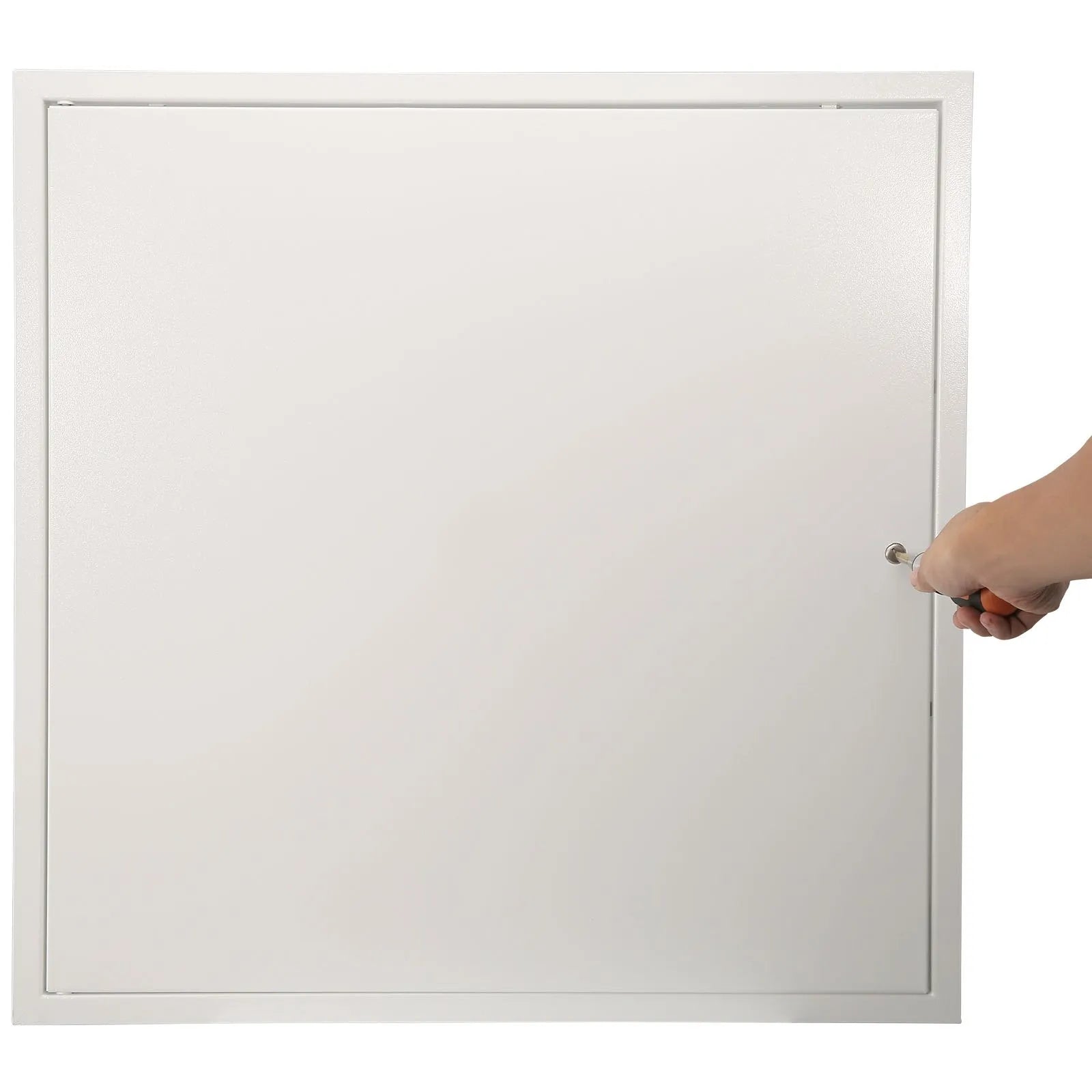 VEVOR Access Panel for Drywall & Ceiling, 16 x 16 Inch Plumbing Access Panels, Reinforced Access Door, Heavy-Duty Steel Wall Hole Cover, Easy Install Removable Hinged Panel for Wiring & Cables, Silver