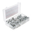 VEVOR 72 PCS ORFS O-Ring Plug and Cap Hydraulic Sealing Fittings Kit Sizes 4-16