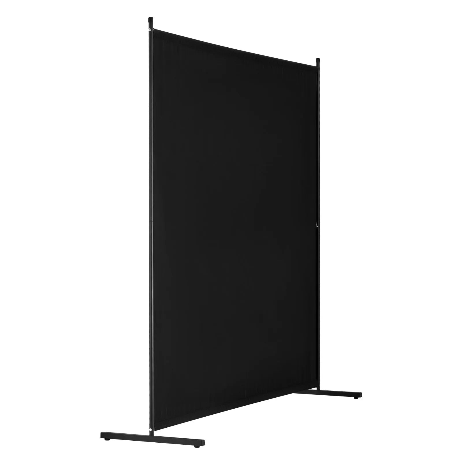 VEVOR 6FT Room Divider Single Panel Fabric Room Screen for Office Bedroom Black