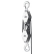VEVOR 100 ft Rope Hoist Pulley Wheel Block and Tackle Puller 5:1 Ratio 4400 lbs