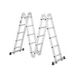 VEVOR Multi-Purpose Folding Ladder 7-in-1 5 Step 19ft Reach Height Metal
