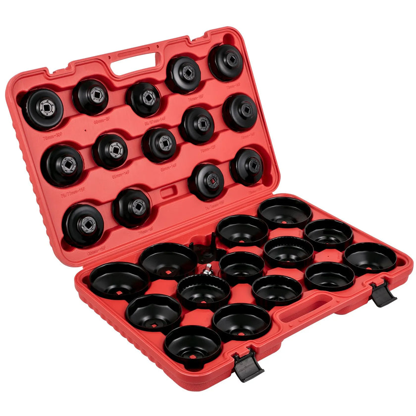 VEVOR Oil Filter Socket Set Cup Socket Tool Set 7 PCS Oil Filter Cap Wrench