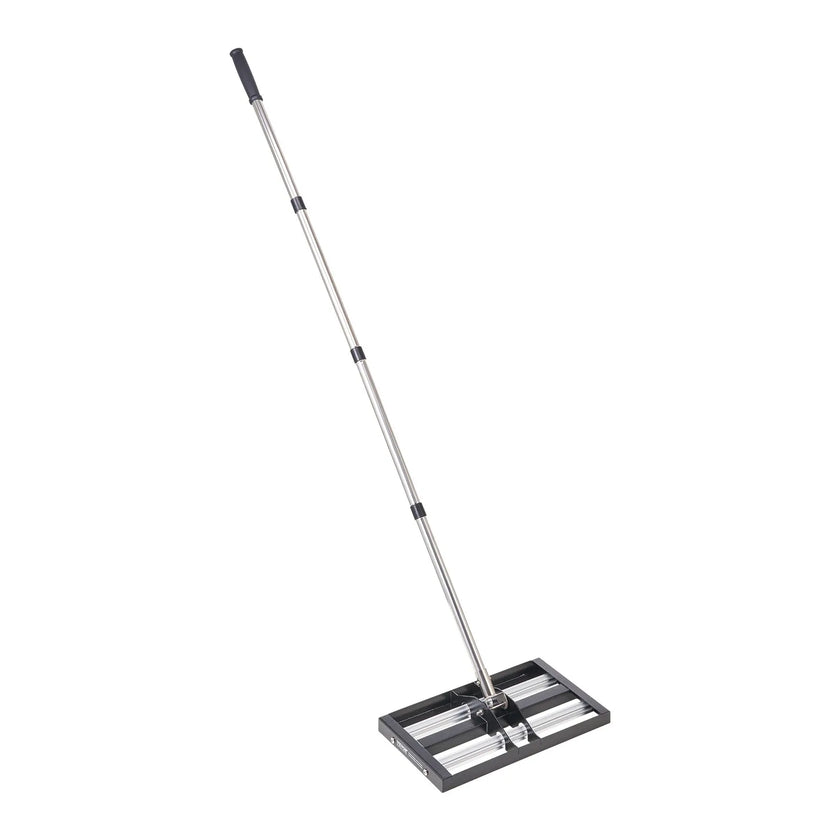 VEVOR 17x10in Lawn Leveling Rake with 63.4 in Adjustable Handle for Yard Garden