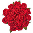 VEVOR 60 Pcs Red Roses Artificial Flowers Realistic Bouquet for Xmas Home Decor