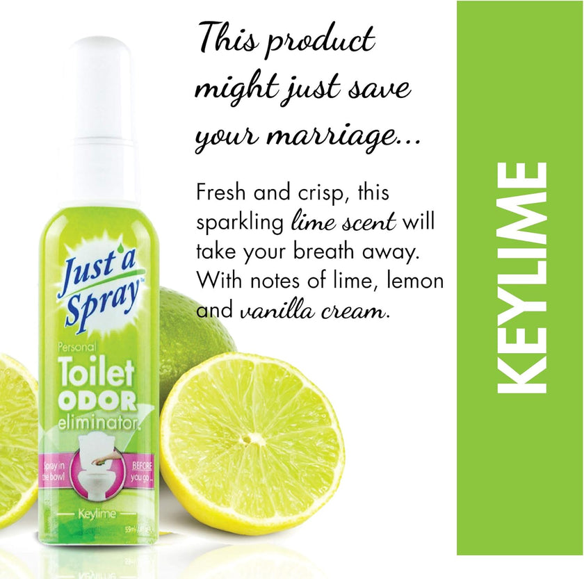115 ml (3.9 oz), Keylime Toilet Spray | Just'a Spray