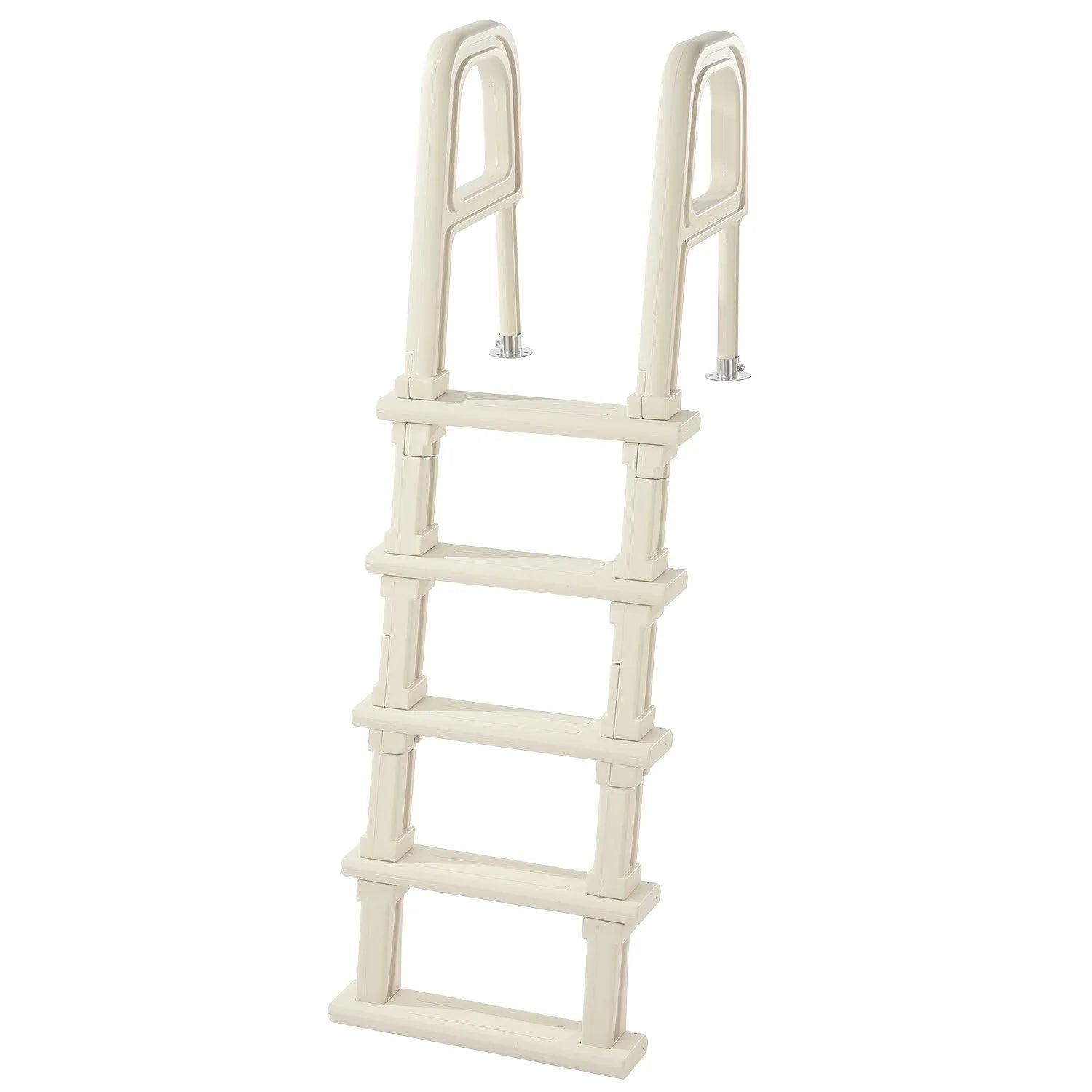 VEVOR 5-Step Inclined Pool Ladder of 2 Handrails Loads 300 lb for 48-54 In Pool