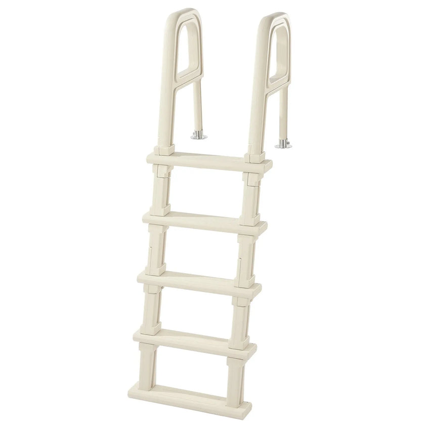 VEVOR 5-Step Inclined Pool Ladder of 2 Handrails Loads 300 lb for 48-54 In Pool