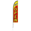 VEVOR Open Flags for Business Advertising Flags for Outside Banner Flag and Pole