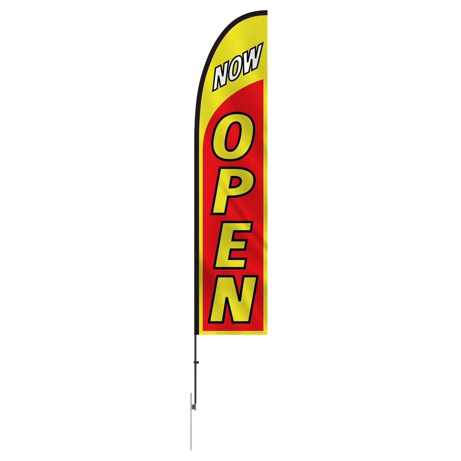 VEVOR Open Flags for Business Advertising Flags for Outside Banner Flag and Pole