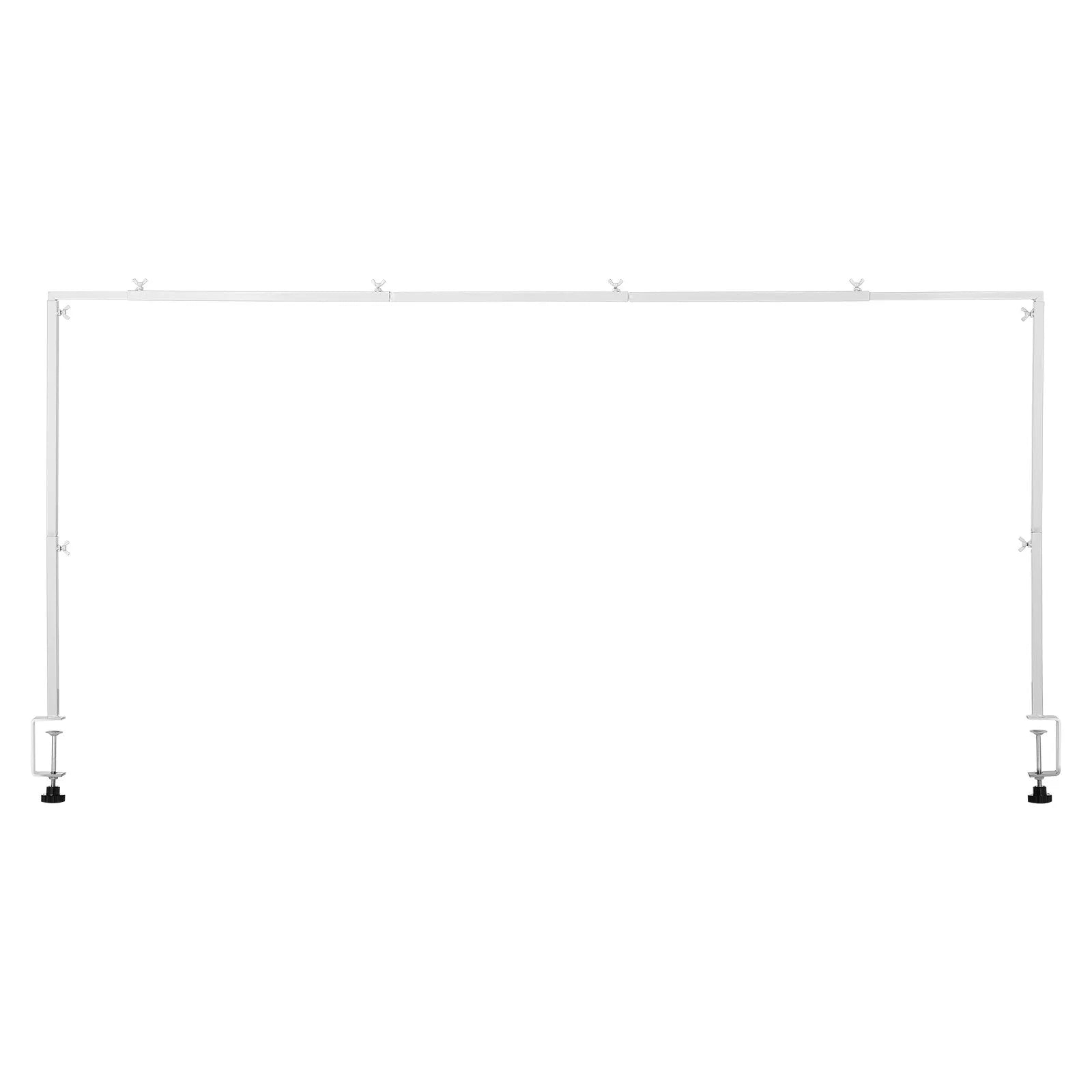 VEVOR Over The Table Rod Stand with Clamps 28-98 in Length Adjustable for Party