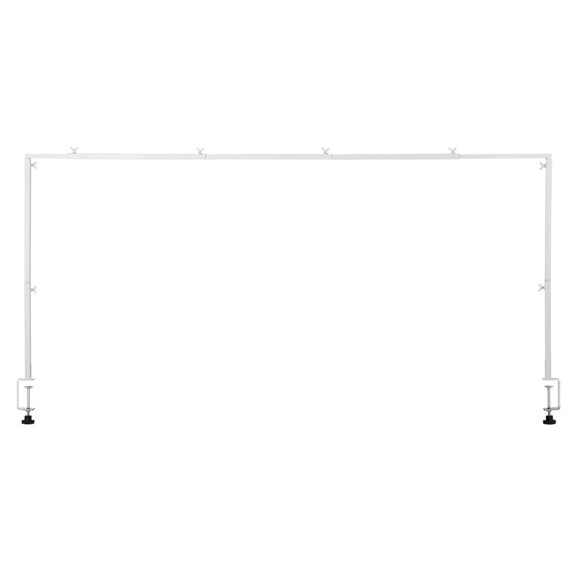 VEVOR Over The Table Rod Stand with Clamps 28-98 in Length Adjustable for Party