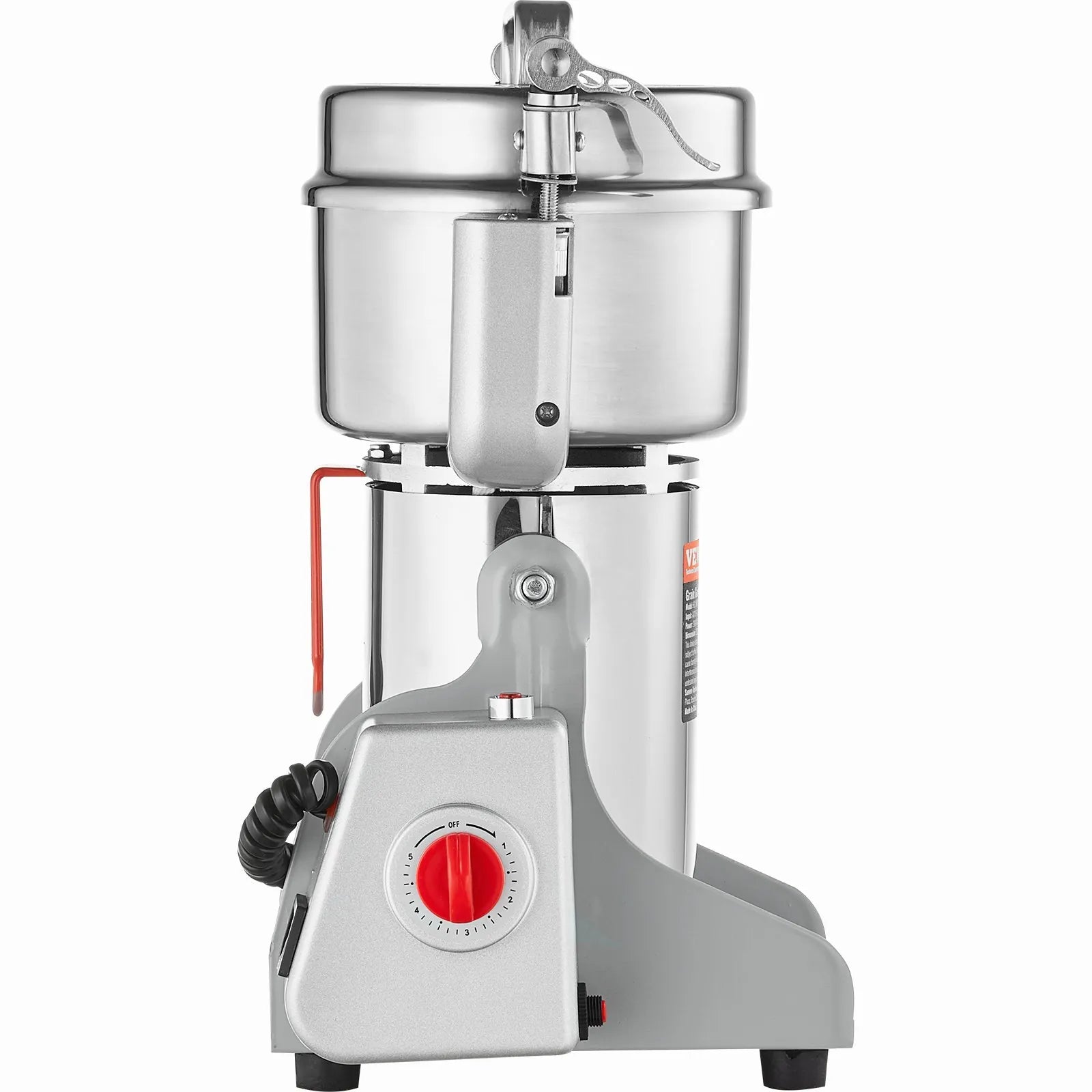 VEVOR 500g Commercial Spice Grinder Electric Grain Mill Grinder High Speed