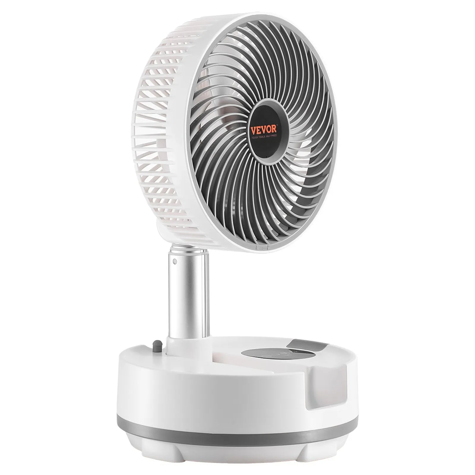 VEVOR 8 inch Foldable Rechargeable Oscillating Fan 3 in 1 Remote 8 Speeds