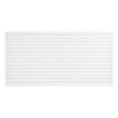 VEVOR 8 x 4 ft Slat Wall Paneling PVC White Garage Slatwall with Accessories