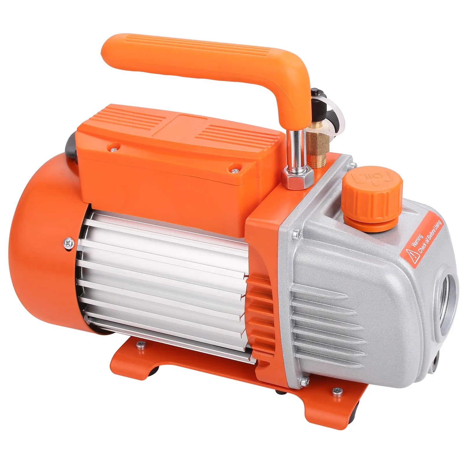 VEVOR 1/5 HP Single Stage Vacuum Pump, 3.5 CFM, 120V AC Air Conditioning Conditioner Vacuum Pump, 1/4