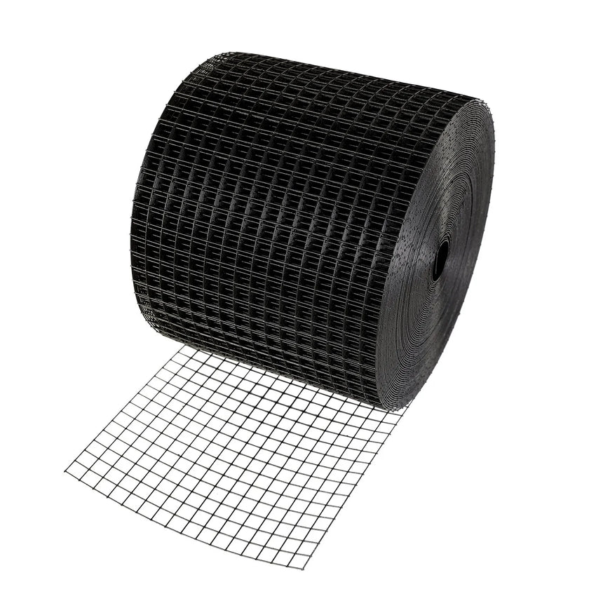 VEVOR 6 inch x 100ft Solar Panel Bird Guard, Critter Guard Roll Kit with 60pcs Stainless Steel Fasteners, Solar Panel Guard with Rust-proof PVC Coating, 1/2 inch Wire Roll Mesh