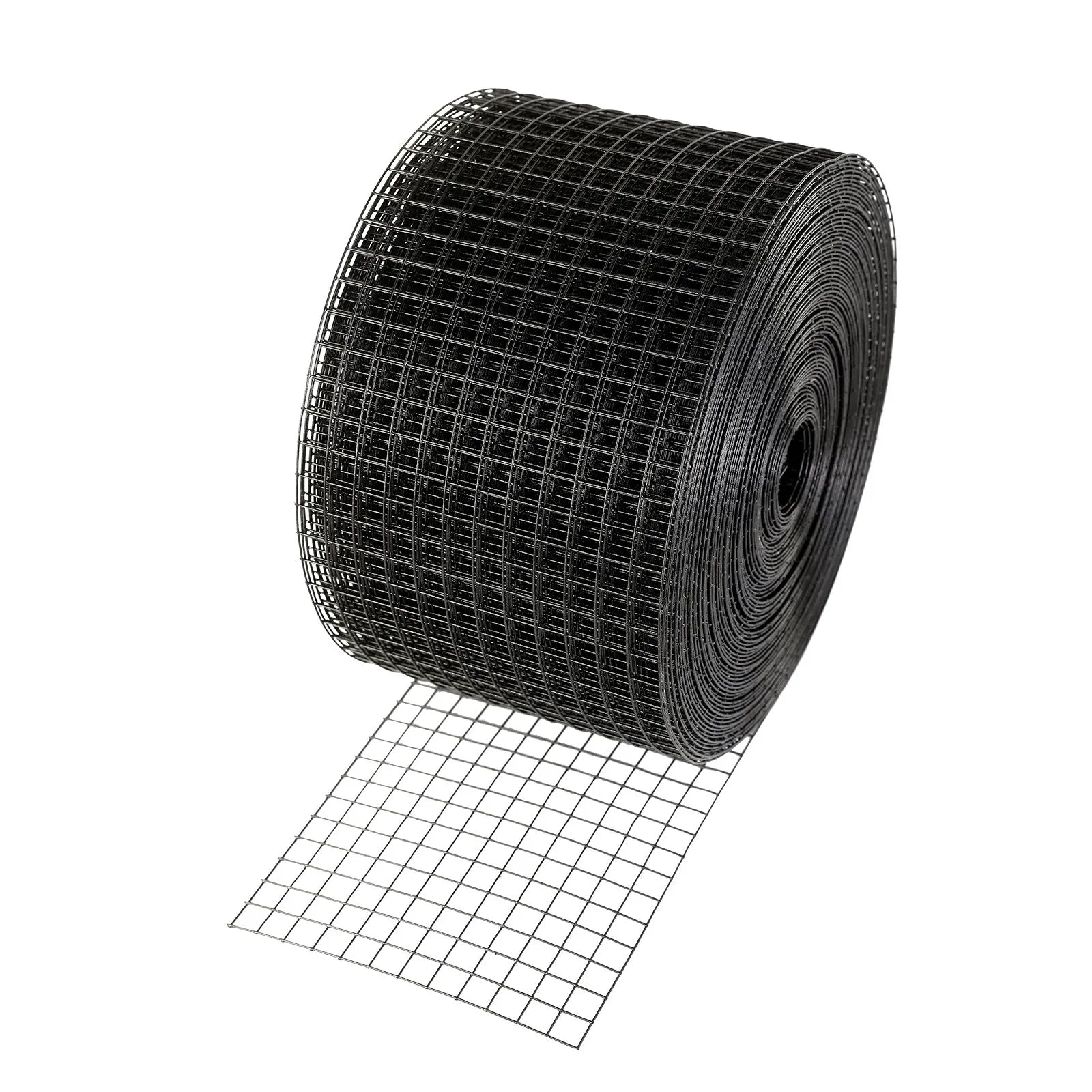 VEVOR 8 inch x 100ft Solar Panel Bird Guard, Critter Guard Roll Kit with Rust-proof PVC Coating, Solar Panel Guard with 50pcs Tire Wires, 1/2 inch Wire Roll Mesh