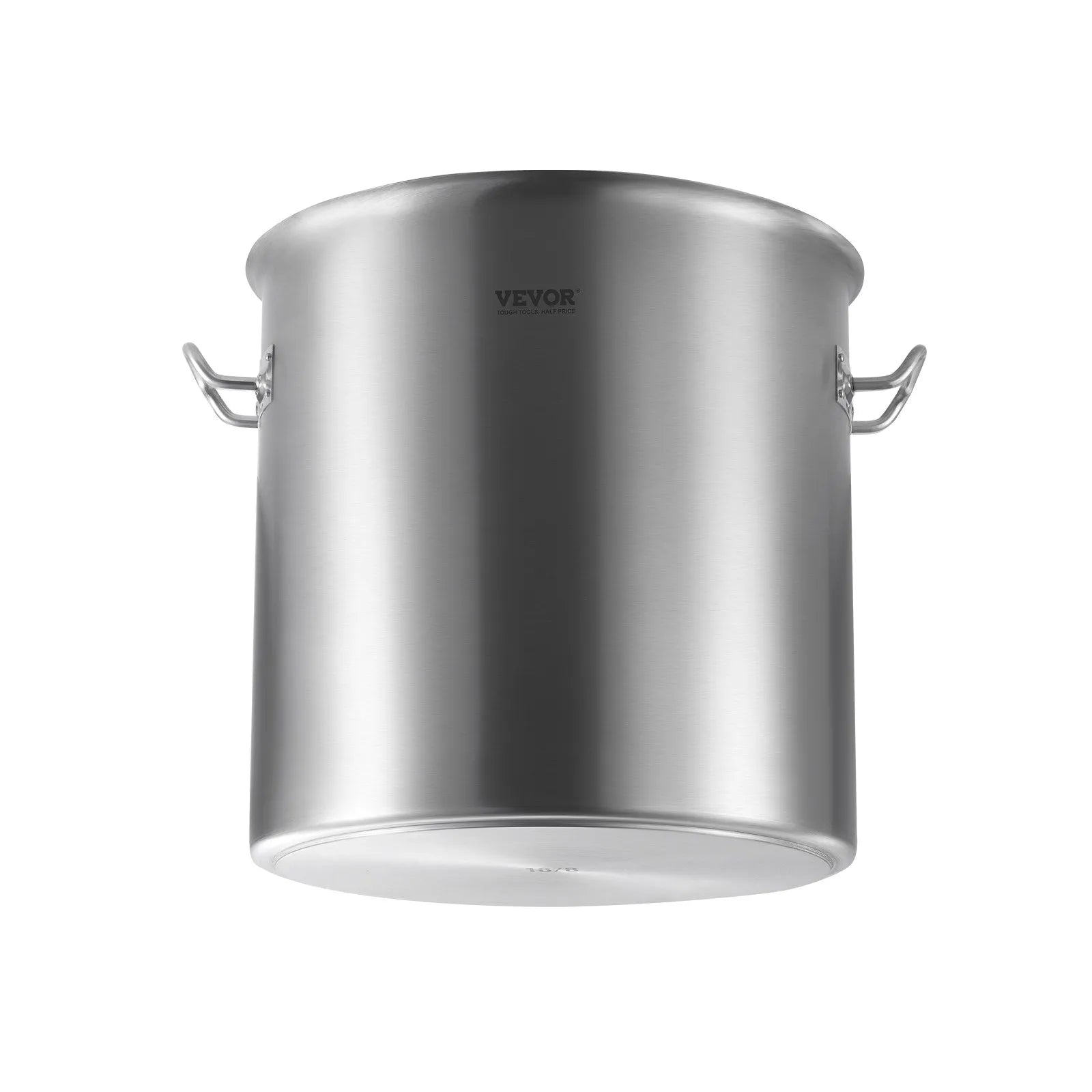 VEVOR 53QT Stainless Steel Stockpot Cooking Kitchen Sauce Pot with Lid Handle