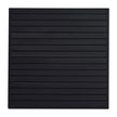 VEVOR 4 x 4 ft Slat Wall Paneling PVC Black Garage Slatwall with Modular Design