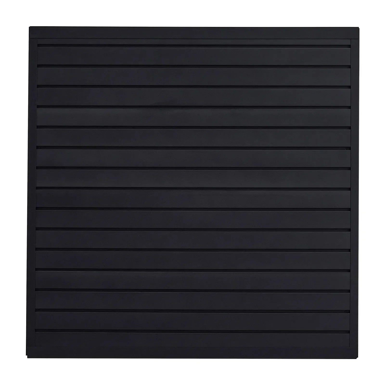 VEVOR 4 x 4 ft Slat Wall Paneling PVC Black Garage Slatwall with Modular Design