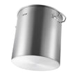 VEVOR 64QT Stainless Steel Stockpot Cooking Kitchen Sauce Pot with Basket Lid