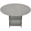 VEVOR 47 in Round Dining Table Wood Kitchen Table for 2-4 Person (Only Table)