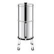 VEVOR 2.25G Gravity-fed Water Filter Countertop System Stainless Steel 4 Filters