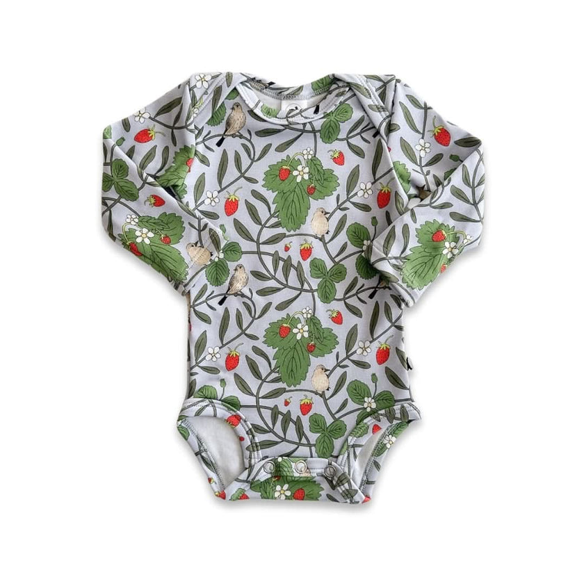 Baby Long-Sleeve Bamboo Onesie | Fossil