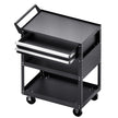 VEVOR 5-Tier Tool Cart on Wheels 400 lb Rolling Work Cart with Drawer & Pegboard