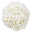 VEVOR 65 Pcs Artificial Silk Hydrangea Flowers 9.8 In Bouquet Arrangement White