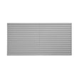VEVOR 8 x 4 ft Slat Wall Paneling PVC Grey Garage Slatwall with Accessories