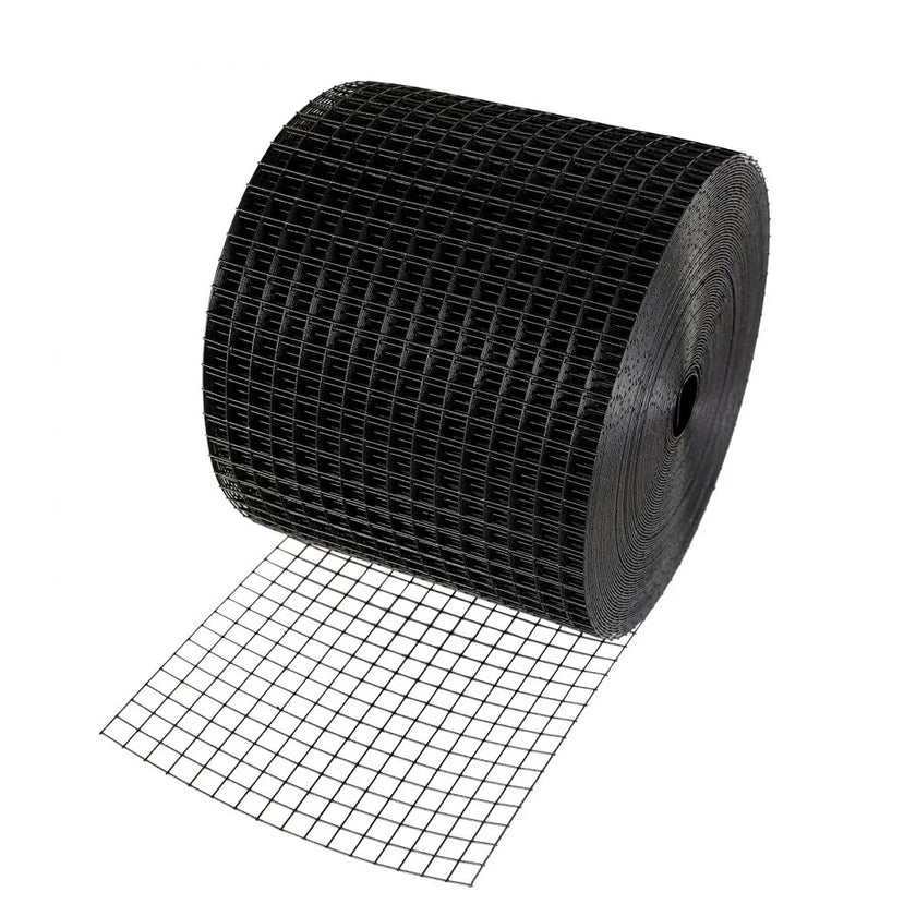 VEVOR 6 inch x 100ft Solar Panel Bird Guard, Critter Guard Roll Kit with 100pcs Stainless Steel Fasteners, Solar Panel Guard with Rust-proof PVC Coating, 1/2 inch Wire Roll Mesh
