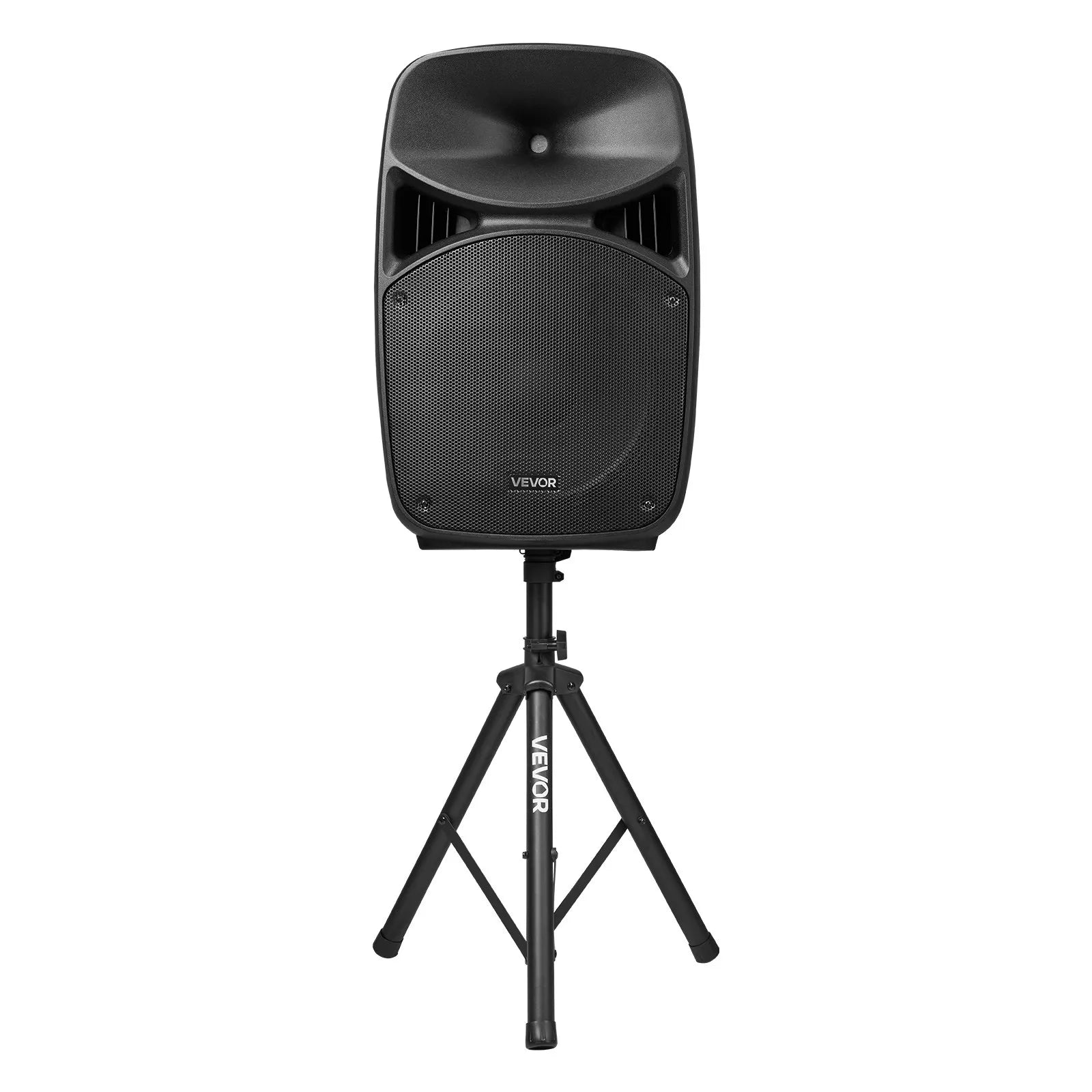 VEVOR 2 X 15 in Speakers Portable PA System 2000W Mixer Bluetooth Mic for DJ