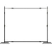 VEVOR 10ft x 10ft Pipe and Drape Kit, Heavy Duty Backdrop Stand with Carbon Steel Base, Adjustable Backdrop Support with 2 Clamps and A Carry Bag for Wedding, Party, Event, Photography, and Exhibition