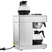 VEVOR 12 Cups Commercial Drip Coffee Maker with 2 Glass Carafes and 2 Warmers