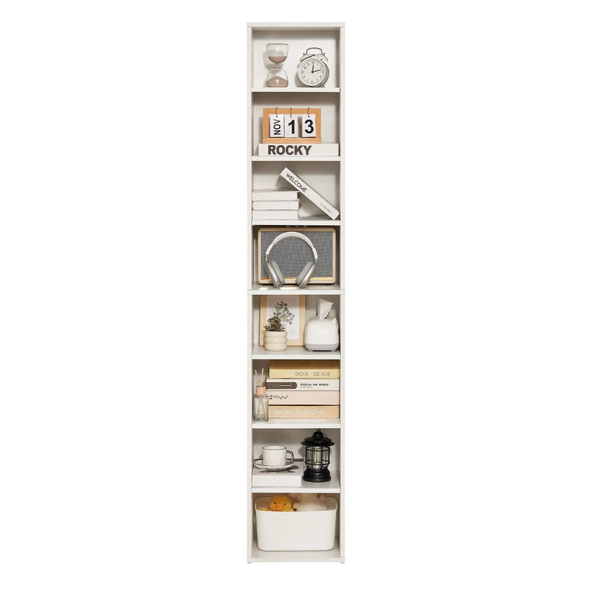 VEVOR 8 Tiers Narrow Bookshelf 71