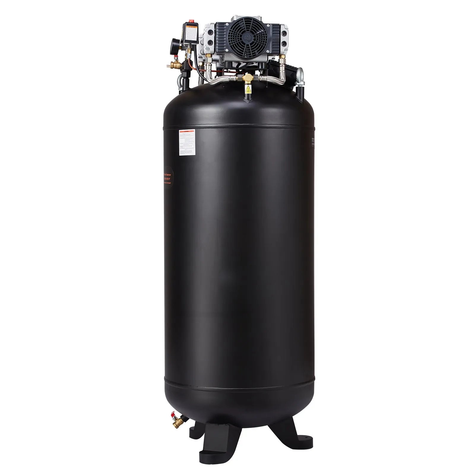 VEVOR 80 Gallon Air Compressor 6.5HP 15.5 SCFM@90 PSI 2-Stage 145PSI Oil Free