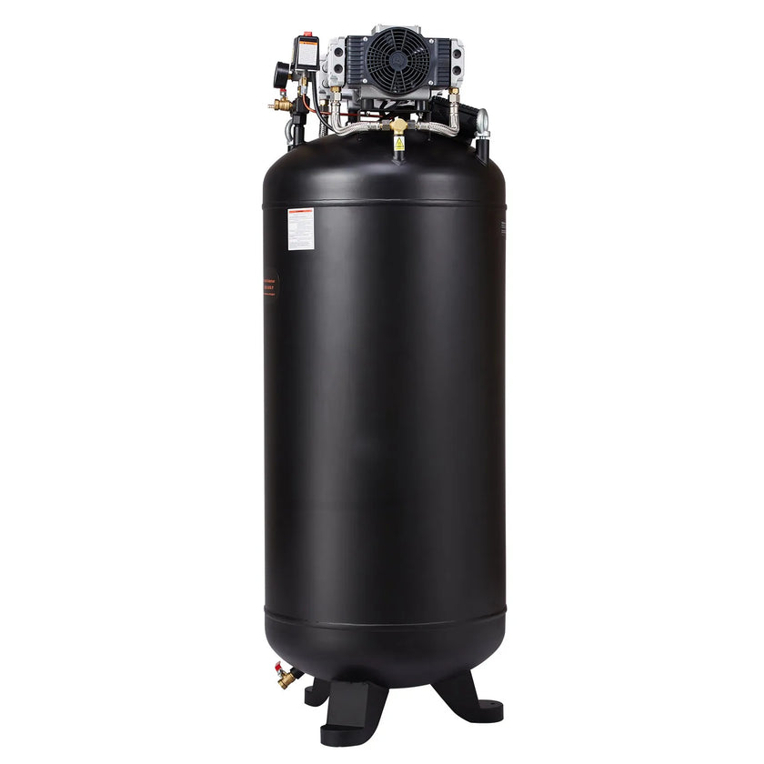 VEVOR 80 Gallon Air Compressor 6.5HP 15.5 SCFM@90 PSI 2-Stage 145PSI Oil Free