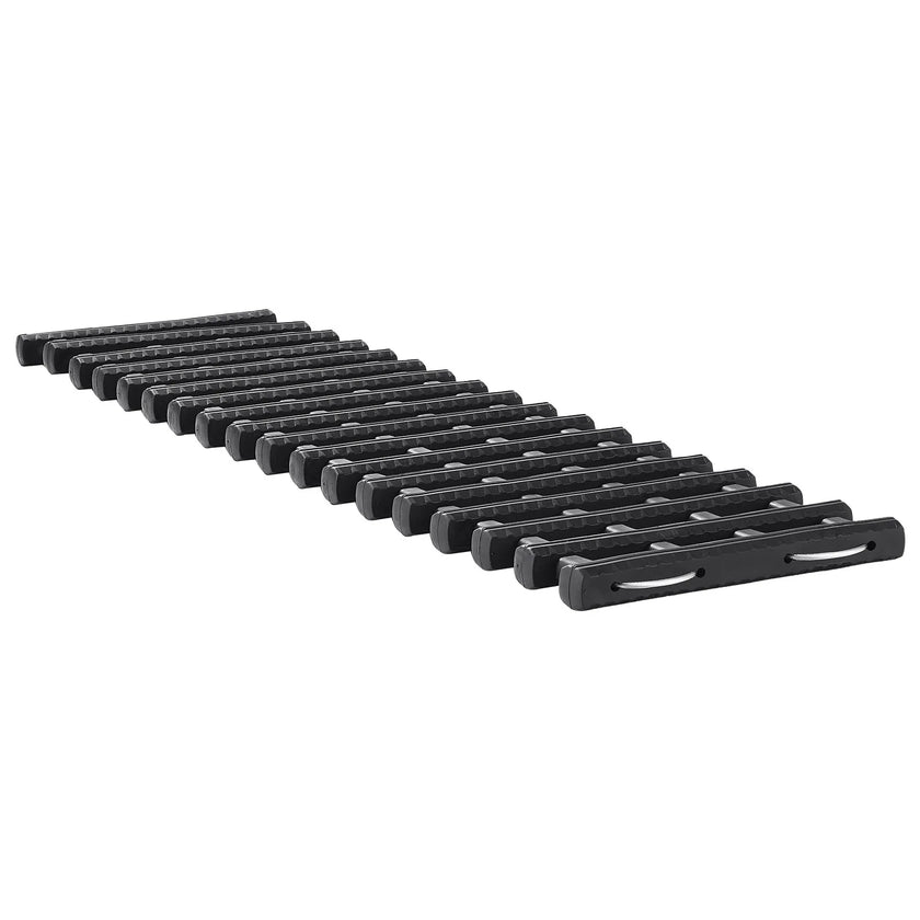 VEVOR 2PCS Traction Boards with TPR for Mud Snow Sand Storage Bags Short Black