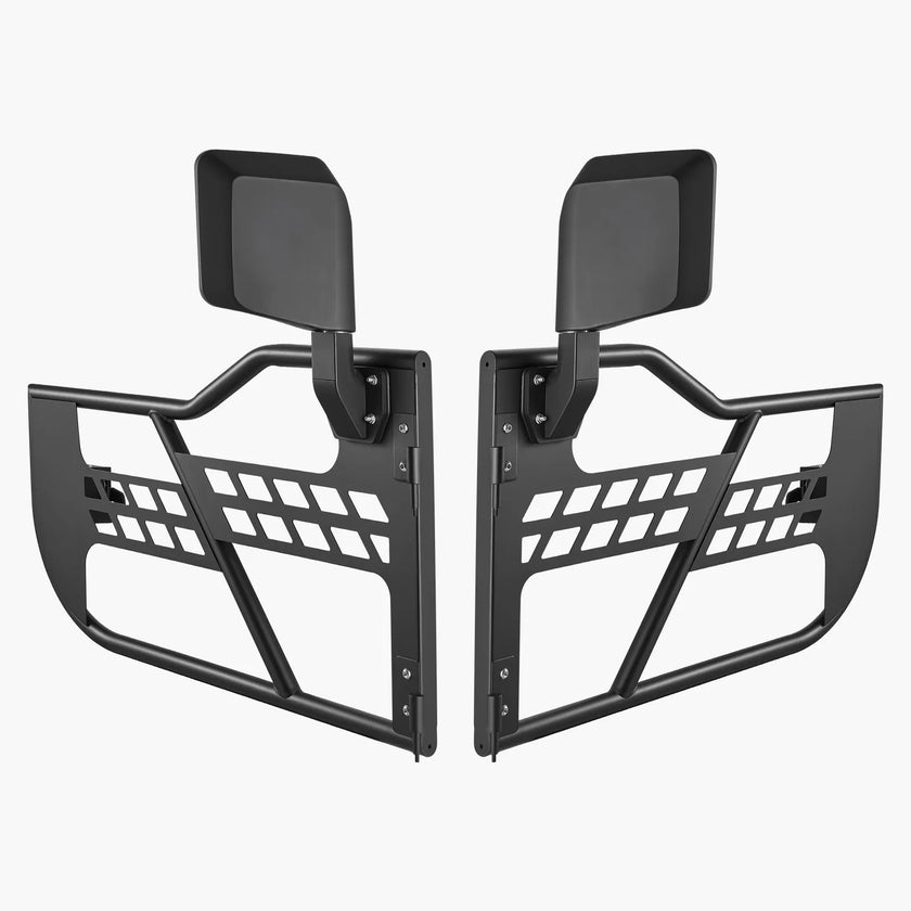 VEVOR 2-Door Jeep Tube Doors Jeep Tubular Door for 2018-2024 Jeep Wrangler JL
